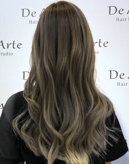 Natural Brown Balayage Perm