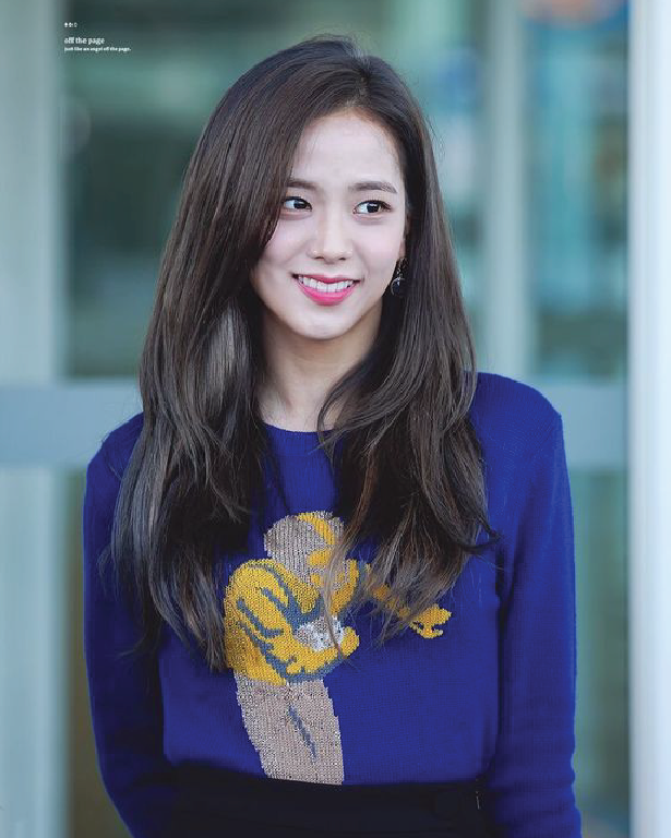 Jisoo Long Layered Cut Hair