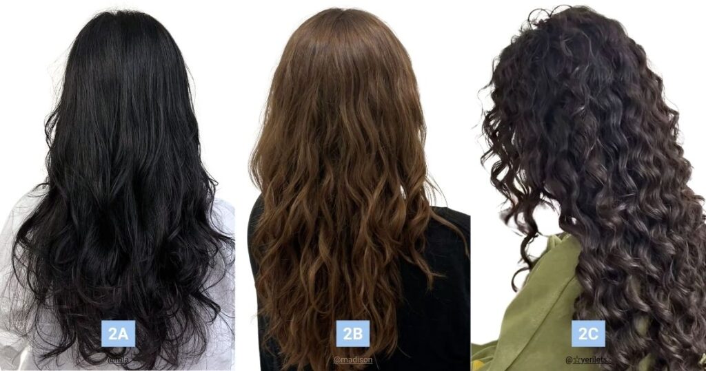 Hair Type 2A B C